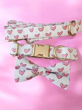 Adorable Collar, Removeable Collar, Leash Set 》 New